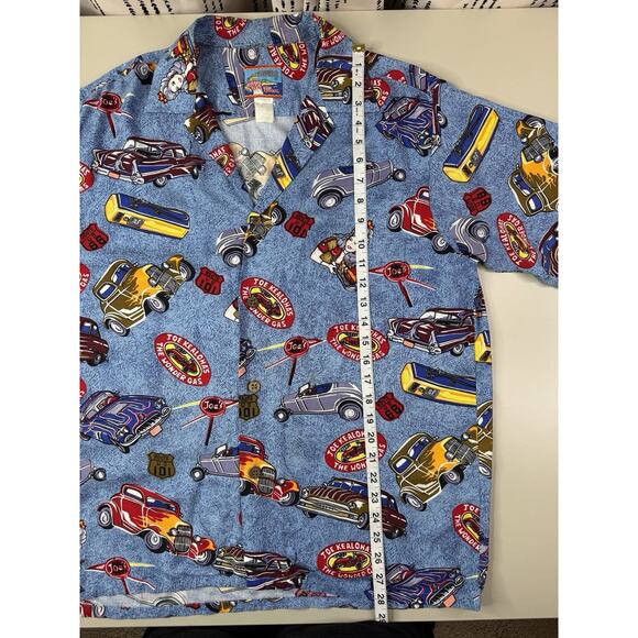 VTG Reyn Spooner Joe Kealoha's Hawaiian Shirt Mens M Tiki Aloha Hotrod Gasser - Picture 7 of 10